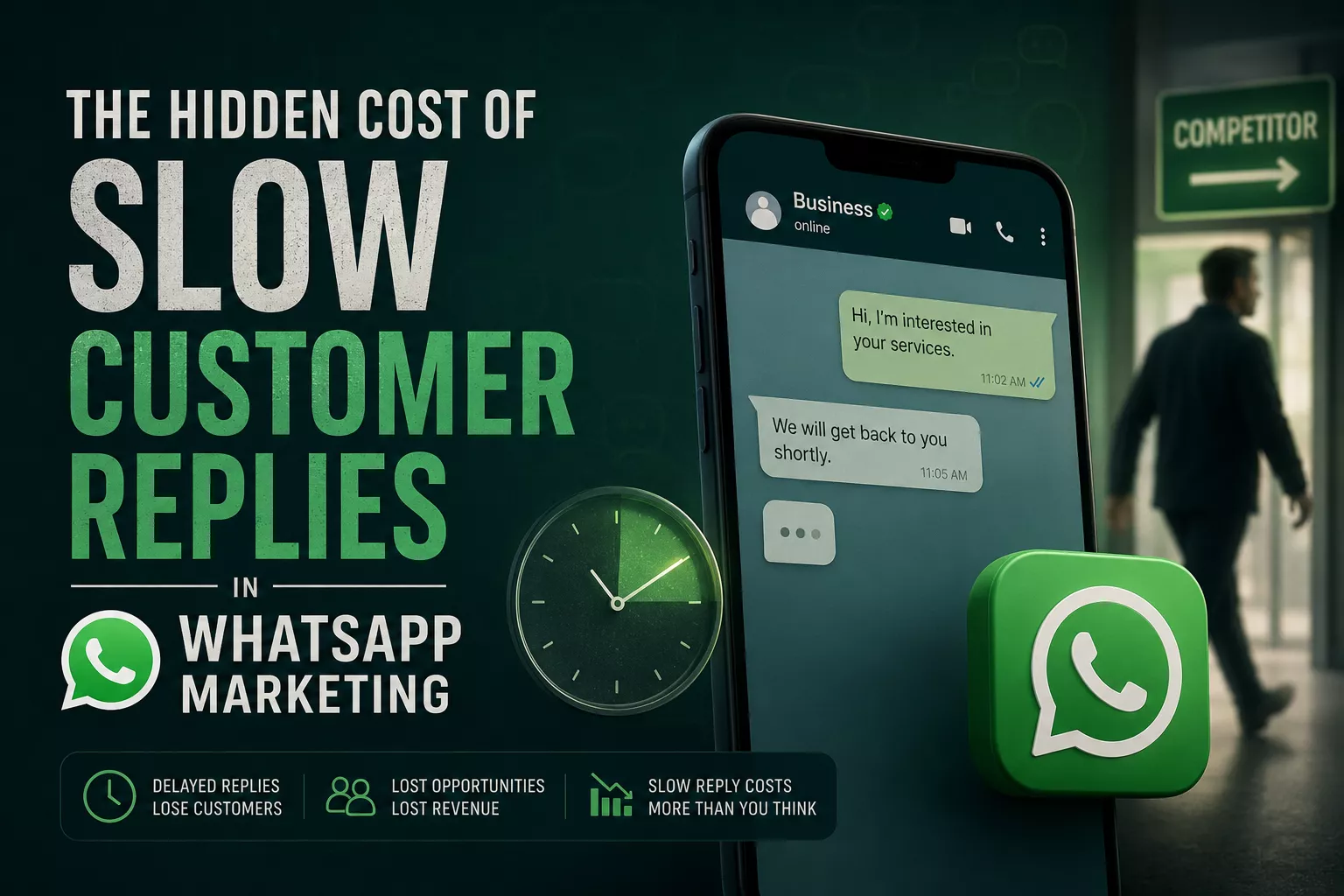 the hidden cost of slow replies